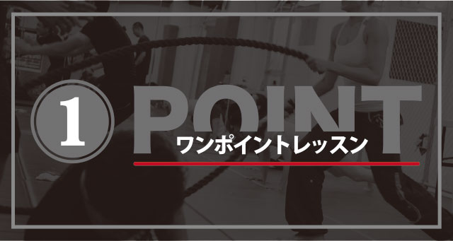 ワンポイントレッスン